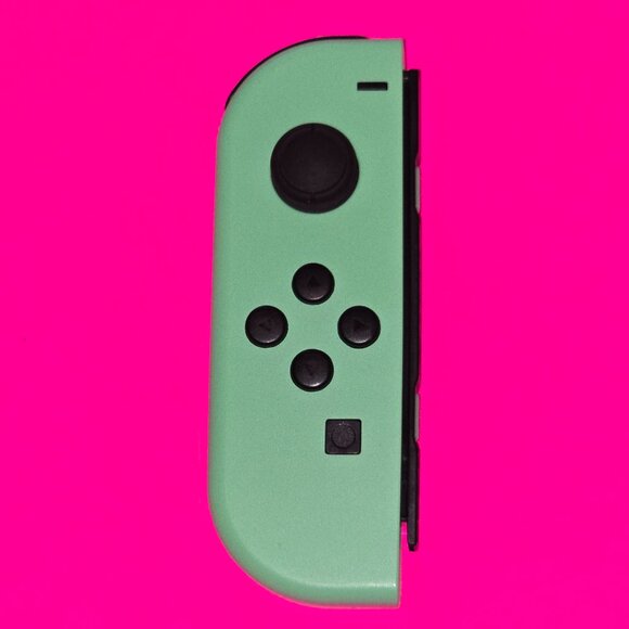 Nintendo Switch Animal Crossing New Horizons Joycon Pair Authentic w/Straps Exc - Picture 6 of 14